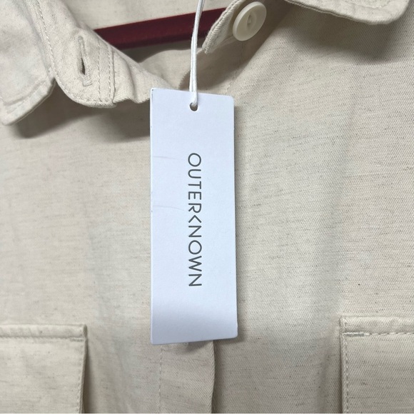 Outerknown NWT S.E.A. Organic Cotton Linen Natural Coveralls Jumpsuit Women’s XL - Picture 14 of 16